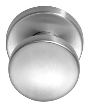 Flachknopf rund, fest oder festdrehbar, Rundrosette