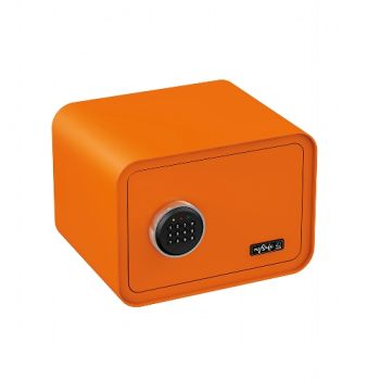 MySafe 350 - elektronischer Möbeltresor mit Zahlen-Code - Farbe Orange