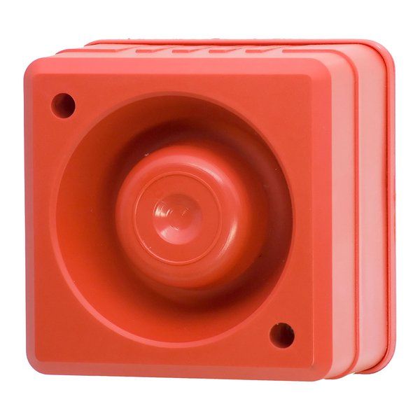 Mehrtonsirene rot Sirene 24V