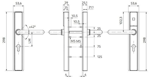 c-lever K6 pro breit Maße